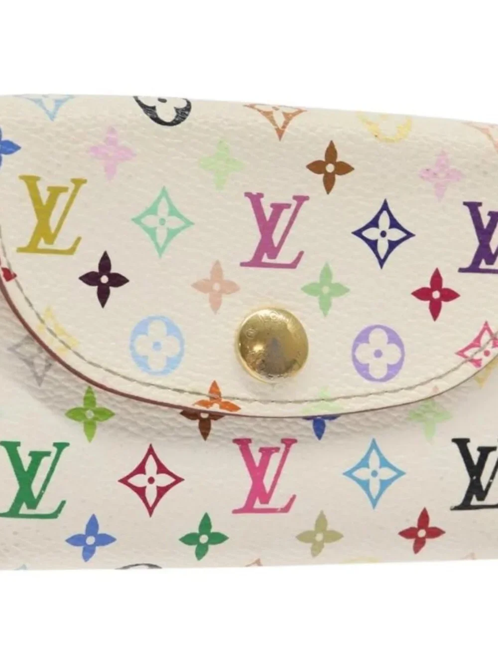LOUIS VUITTON Monogram Multicolor Anvelop Cult De Vuitto M66557 LV Auth hk2553